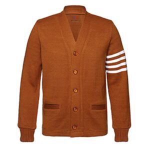 Crewneck Varsity Cardigan Sweater